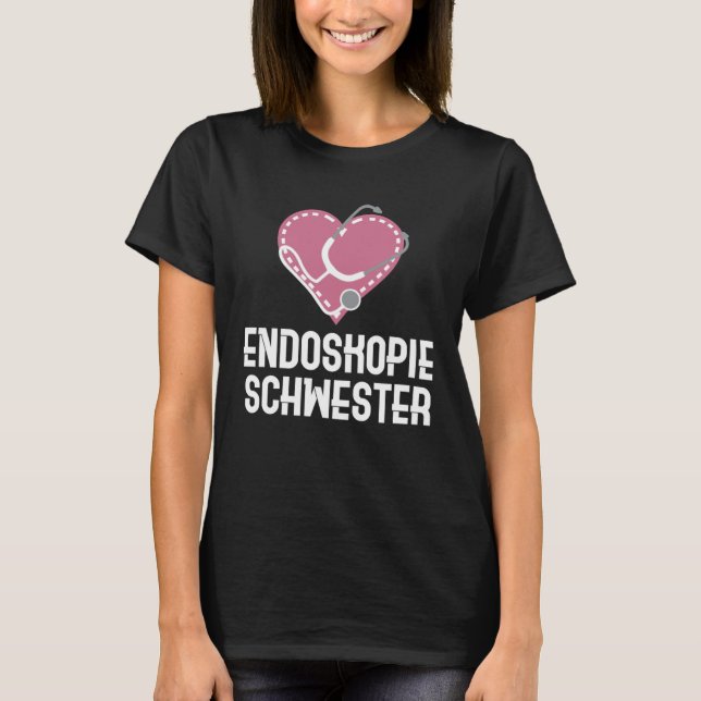 Camiseta Endos Schwester Nurse Care Proud Profession (Anverso)