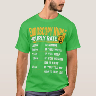 Camiseta Endoscopía Graciosa Enfermera Gastroenteróloga Ra