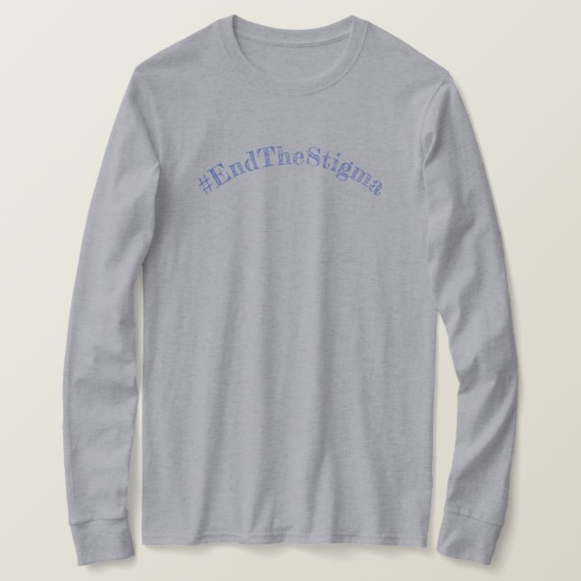 Camiseta #EndTheStigma Korman produce canal de YouTube (Anverso del diseño)