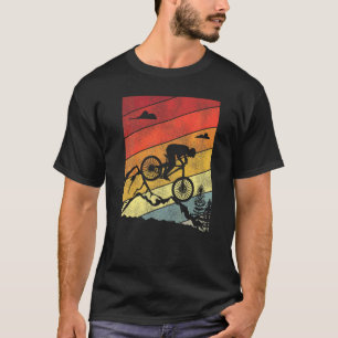 Camiseta Enduro MTB Bicicleta De Montaña Bajando Retro Vin