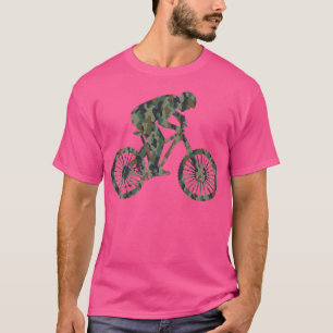 Camiseta Enduro MTB Montaña Bicicleta Camo cuesta abajo