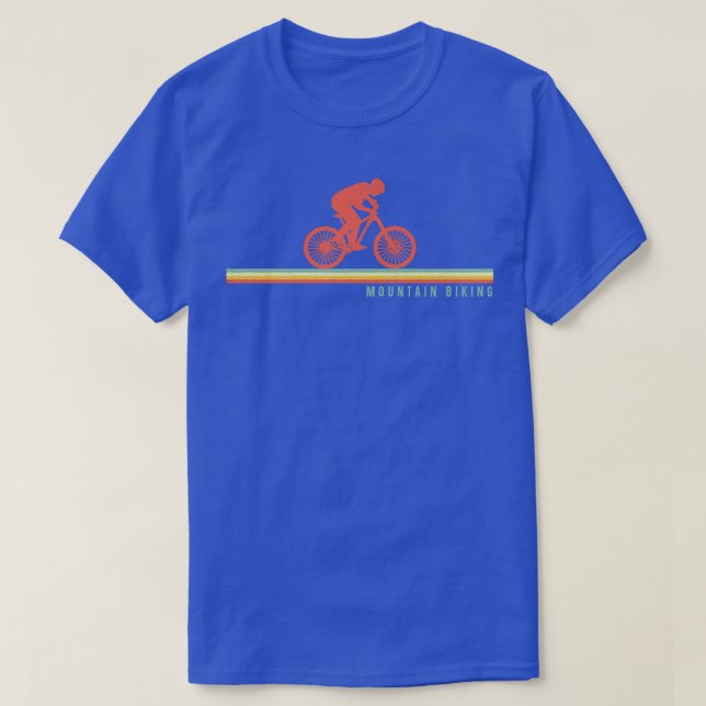 Camiseta Enduro MTB Montaña Bicicleta Vin Retro de descenso (Diseño del anverso)