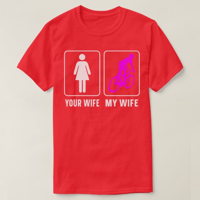 Camiseta Enduro MTB Montaña Bike Riding Downhill Wife Husb (Diseño del anverso)