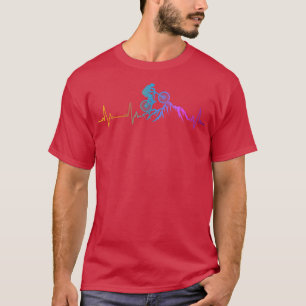 Camiseta Enduro MTB Mountain Bike Riding Downhill Heartbeat
