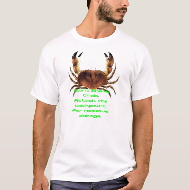Camiseta enemiga gigante del cangrejo (Anverso)