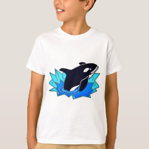 Camiseta Enemigo de la orca, pez, pingüino