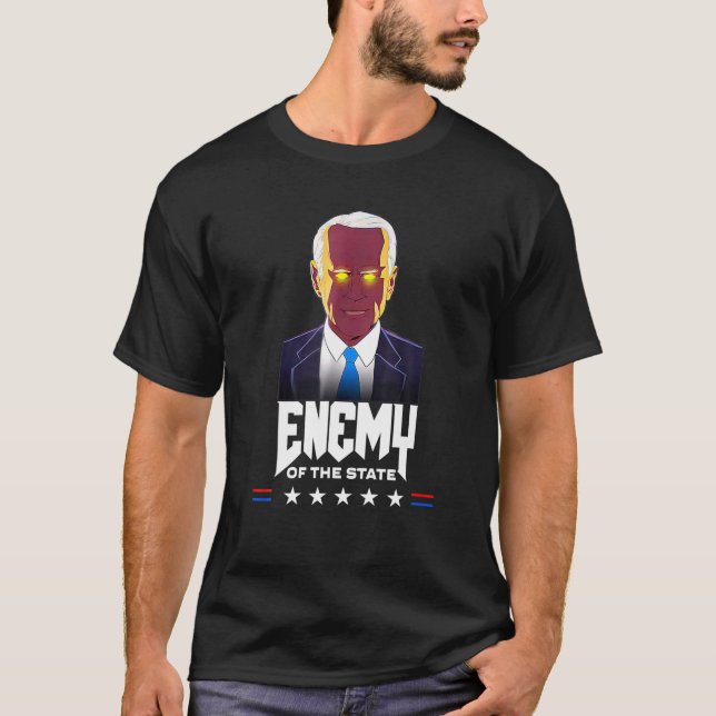 Camiseta Enemigo Del Estado Trump Cita A Brandon Oscuro Est (Anverso)