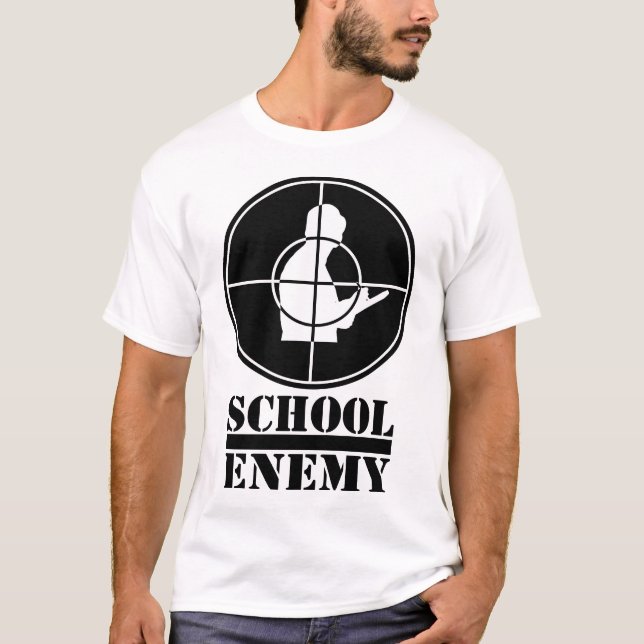 Camiseta enemigo escolar (Anverso)