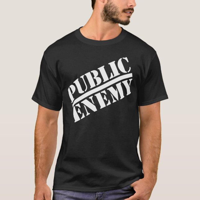 Camiseta Enemigo público oficial grande (Anverso)