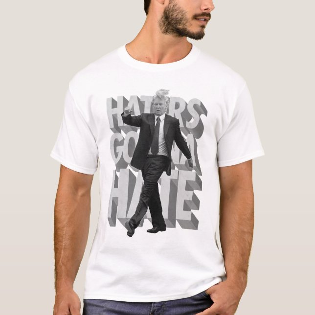 Camiseta Enemigos de Donald Trump que van a odiar (Anverso)