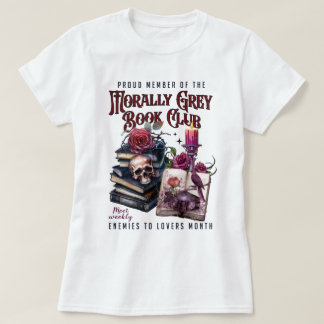 Camiseta Enemigos del club de libros gris para los amantes 