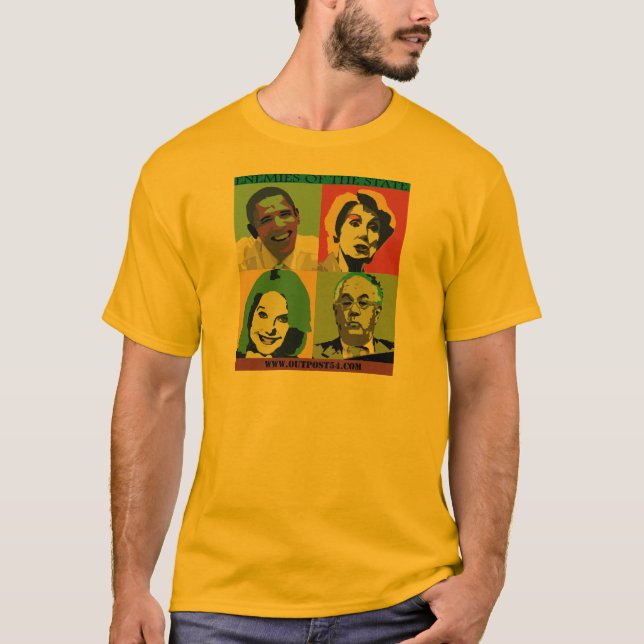 CAMISETA ENEMIGOS DEL ESTADO (Anverso)