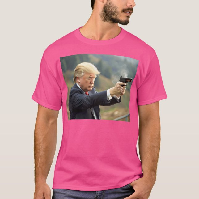 Camiseta Enemigos del tiroteo de Donald Trump (Anverso)