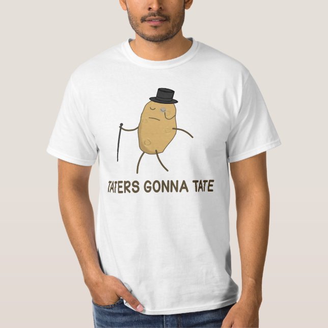 Camiseta Enemigos que van a odiar y Taters que va a Tate (Anverso)