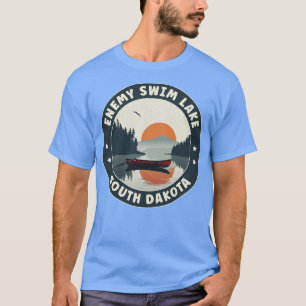 Camiseta Enemy Swim Lake South Dakota Sunset