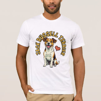 Camiseta Energetic Jack Russell Terrier Portrait T-Shirt