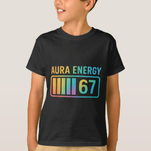 Camiseta Energía Aura 67 Gen Alfa 6 7 Meme Rizz Infinito St