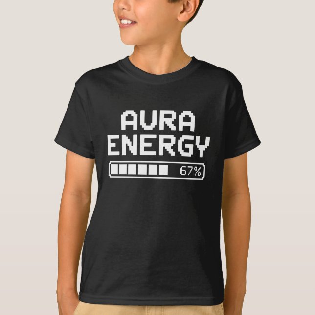 Camiseta Energía auricular a 67 por ciento seis siete punto (Anverso)