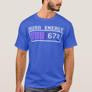 Camiseta Energía de Aura Divertida en 67 Six Seven Genz Mem