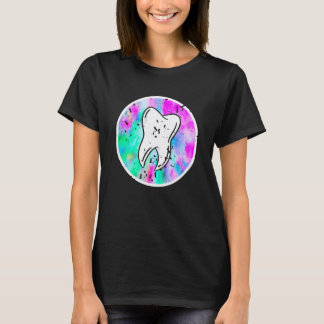Camiseta Energía de Diente Brillante Humor Divertido de Den