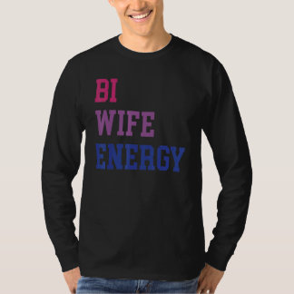 Camiseta Energía de esposa bi Apoyo a Lgbtq Lgbt Esposa R