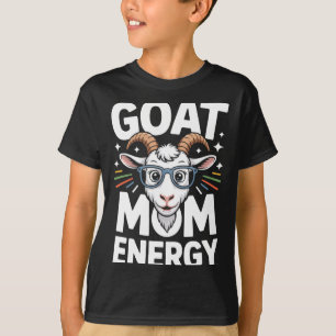 Camiseta Energía de Mamá Cabra Gafas Espectáculo Diversión