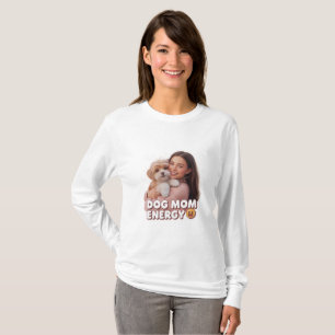 Camiseta Energía de Mamá Perruna - diseño de moda para mamá