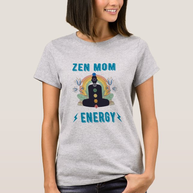Camiseta Energía de mamá Zen (Anverso)