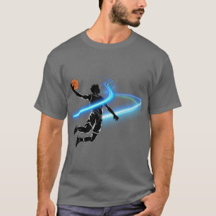 Camiseta Energía de Mate en Baloncesto   Gráfica de Aros de