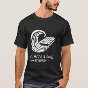 Camiseta Energía de onda limpia para el Día de la Tierra de