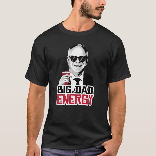 Camiseta Energía de papá grande (Anverso)