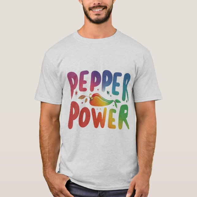 Camiseta Energía de Pepper (Anverso)