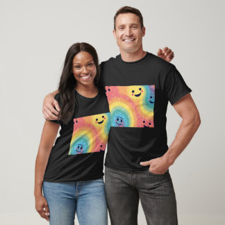 Camiseta Energía de sonrisa arcoíris
