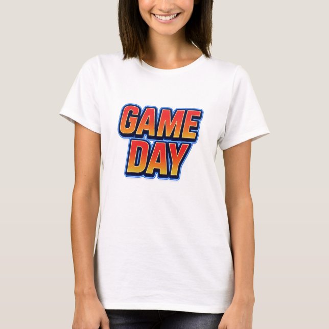 Camiseta Energía del día de juego (Anverso)