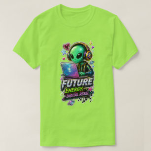 Camiseta Energía del Futuro ⚡ Cyber Rebelde