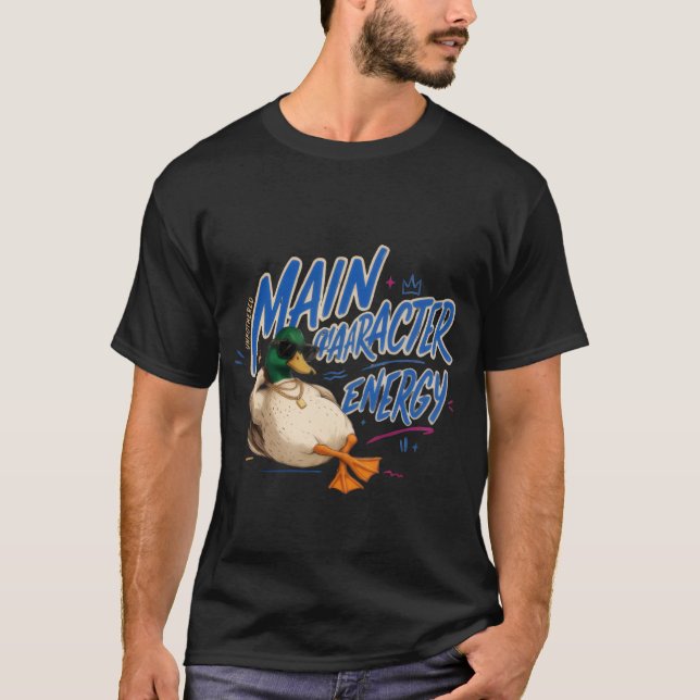 Camiseta Energía del Personaje Principal (Anverso)