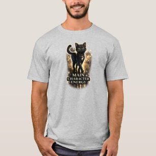 Camiseta Energía del Personaje Principal – Estética de Gato