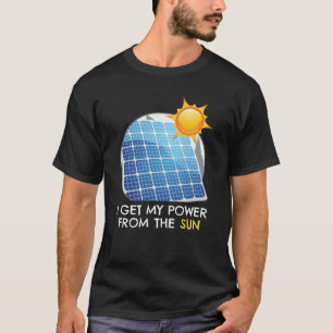 Camiseta Energía Del Sol Fotovoltaico Solar