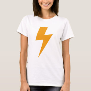 Camiseta Energía del Trueno Amarillo Impreso