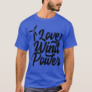 Camiseta Energía eólica de turbina eólica 12