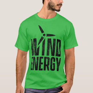 Camiseta Energía eólica de turbina eólica renovable 13