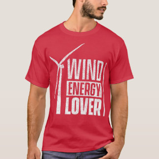 Camiseta Energía eólica de turbina eólica renovable 19