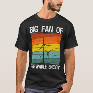 Camiseta Energía Eólica Energética Renovable Turbina Eólica