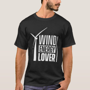 Camiseta Energía eólica Molino de viento Energía eólica Ver