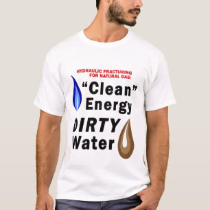 Camiseta Energía limpia; El T de los hombres sucios del