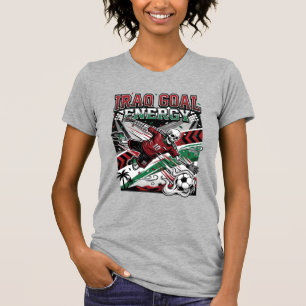 Camiseta Energía Meta Irak Esquema Delantero Naciones Negri