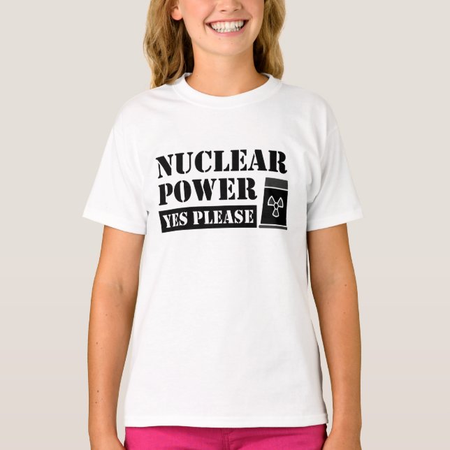 Camiseta Energía nuclear Sí Por Favor (Anverso)