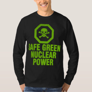 Camiseta Energía nuclear verde segura - Aguacate verde