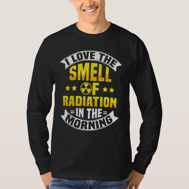 Camiseta Energía nuclear y motor nuclear radiactiva radiact (Anverso)