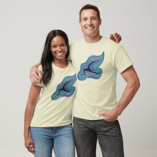 Camiseta Energía orgánica de la Camiseta-Yoga de los